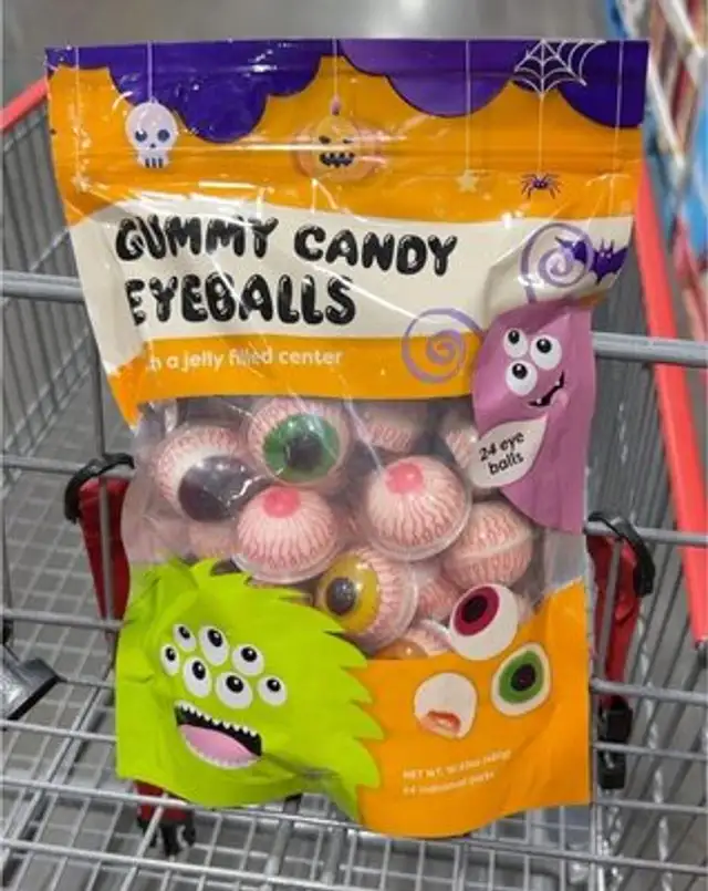 Gummy candy eyeballs