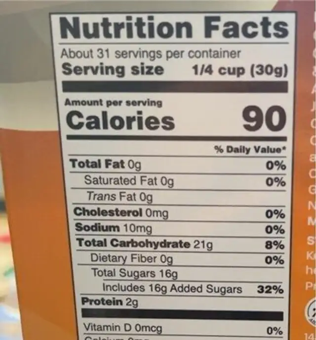 Haunted House Gunmy Blocks nutrition facts table
