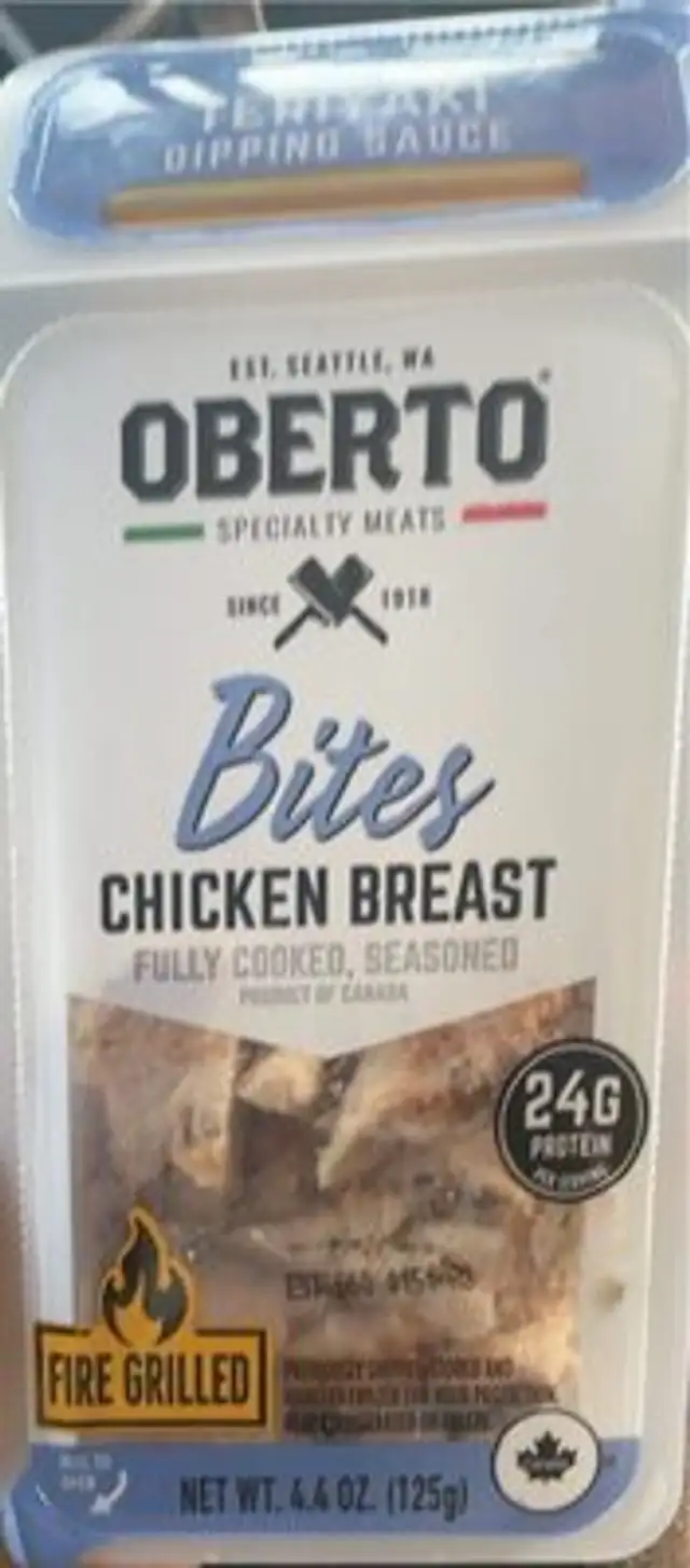 Bites chicken breast