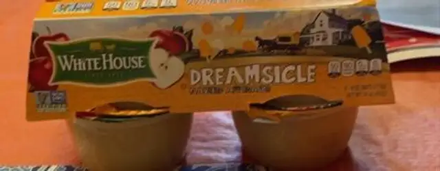 Dreamsicle Applesauce