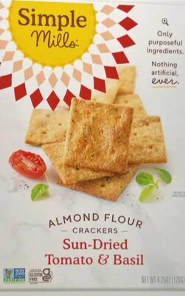 Almond flour crackers
