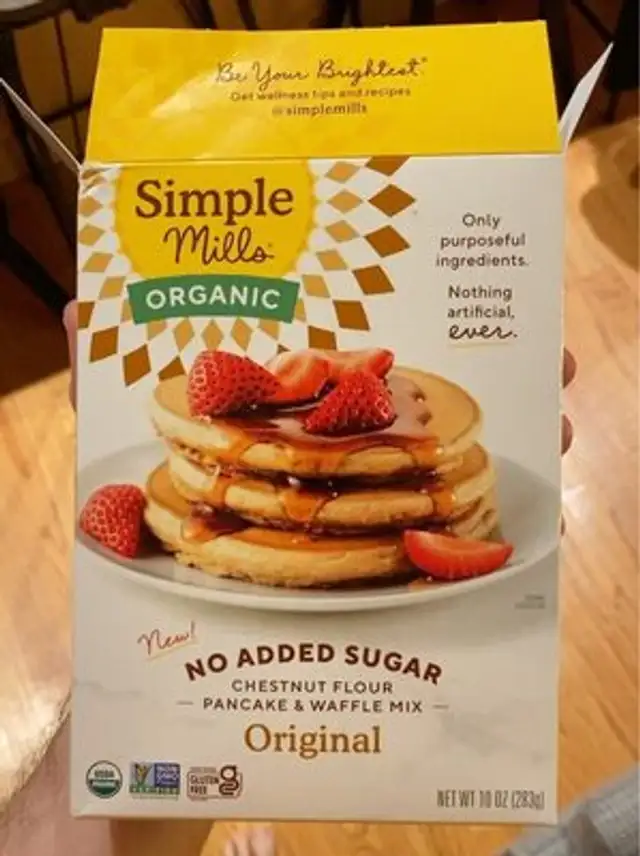 Chestnut flour pancake and waffle mix