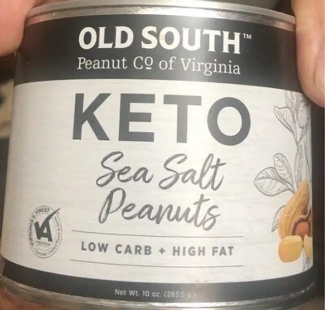 Keto sea salt peanuts