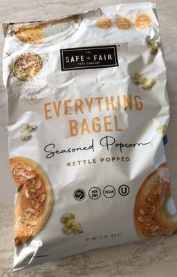 Everything Bagel seasoned popcorn