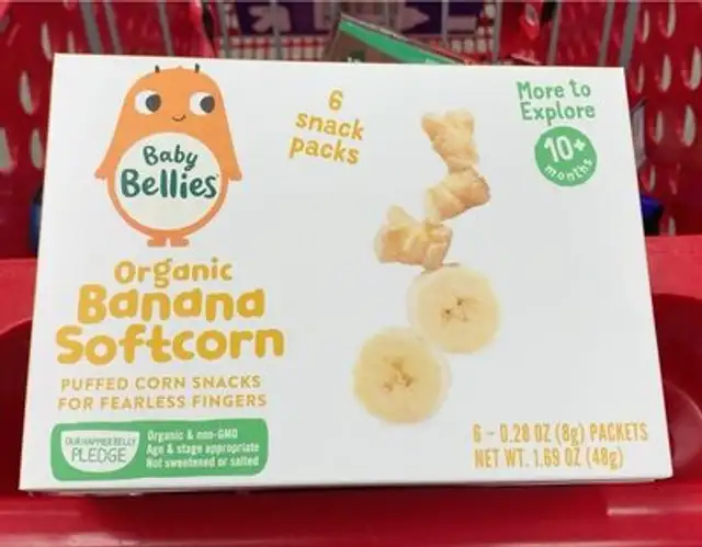 Organic banana softcorn