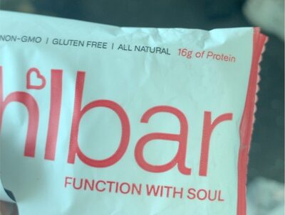 Functional protein bar cacao ashwaganda front packaging