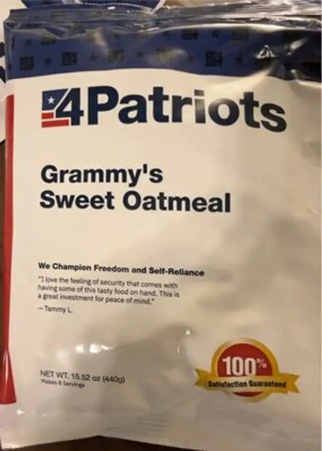 Grammys sweet oatmeal
