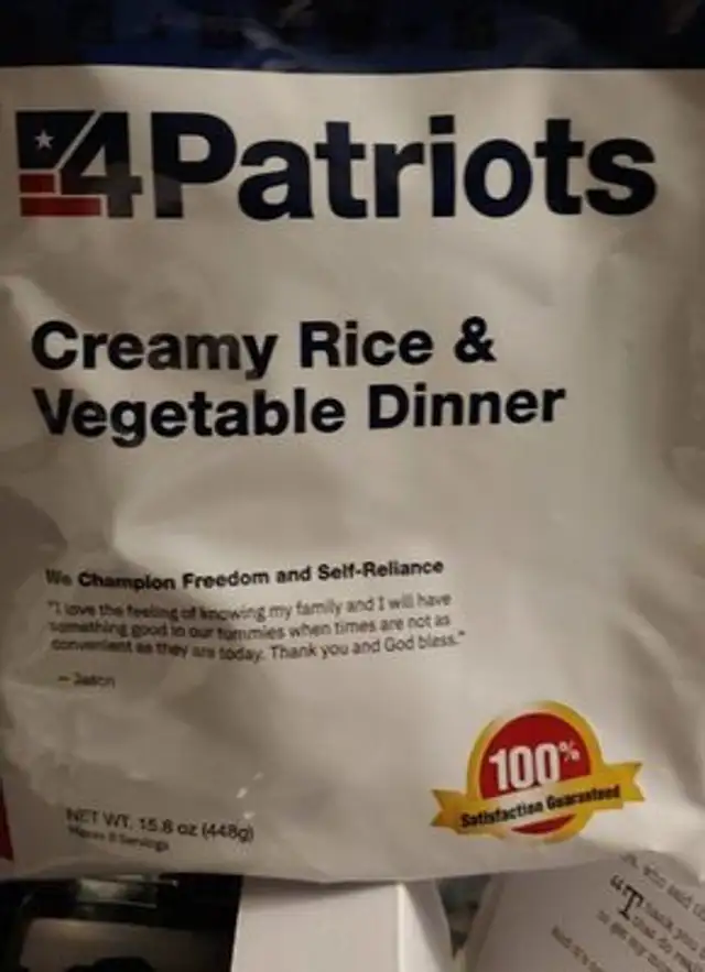 Creamy rice and vegetable dinner