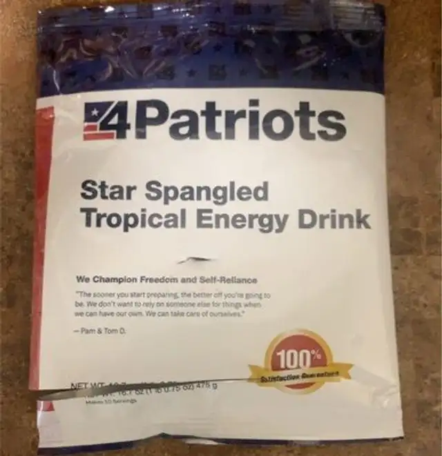 Star Spangled Tropical Energy Drink