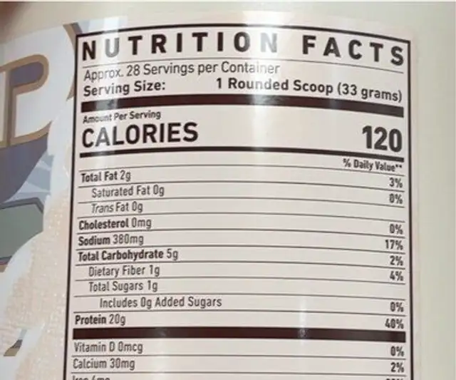Vegan coconut ice cream nutrition facts table