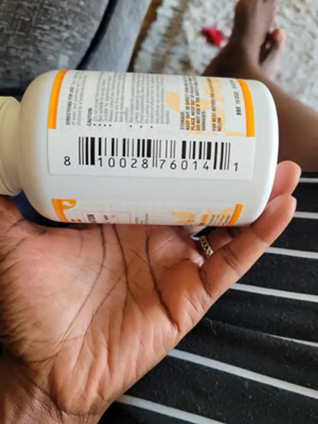 Vitamin c ingredients label