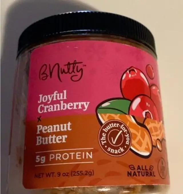 Joyful cranberry peanut butter