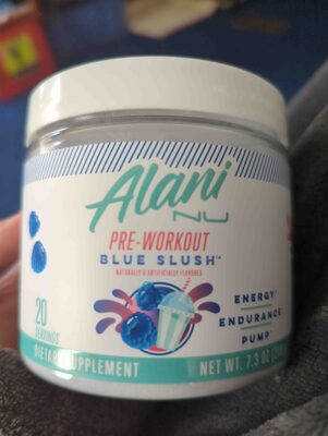 Pre-Workout Blue Slush