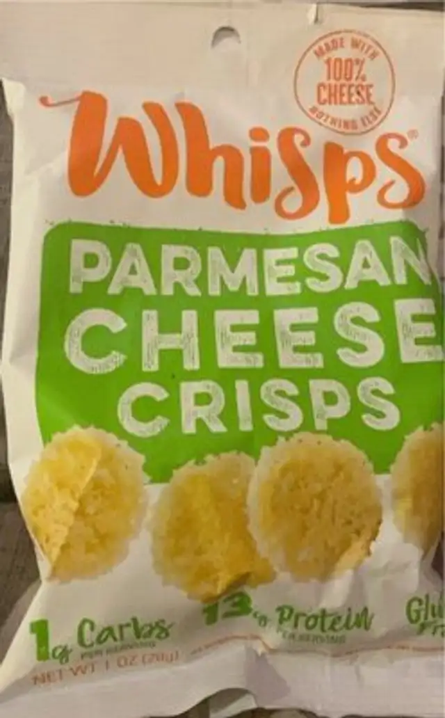 Parmesan cheese crisps