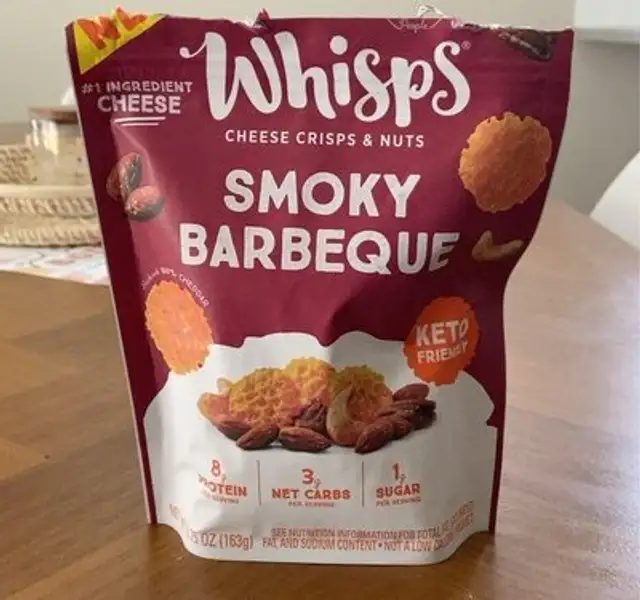 Smokey BBQ cheese crisps