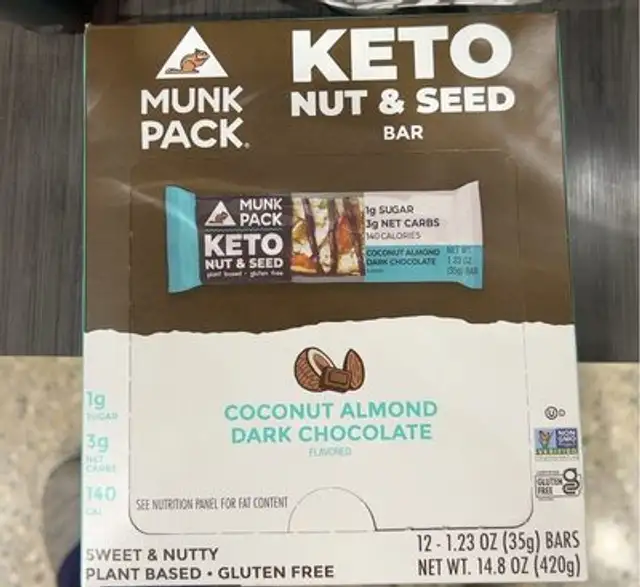Keto nut and seed bar