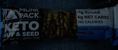 Nut & Seed Bar, Dark Chocolate Pretzel