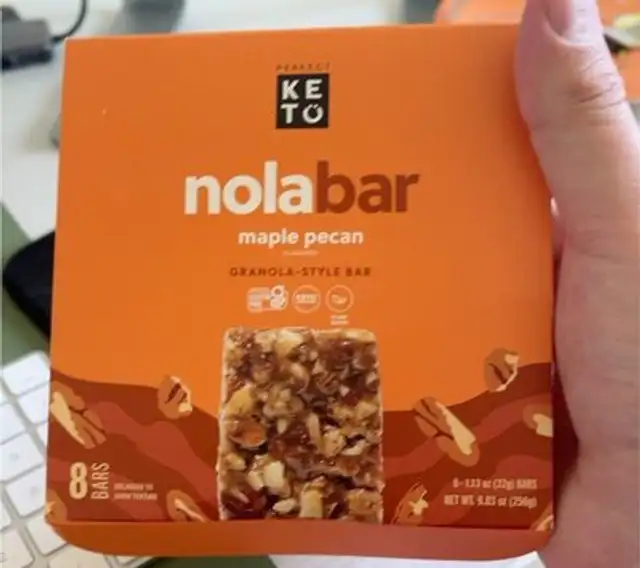 Maple pecan nola bar