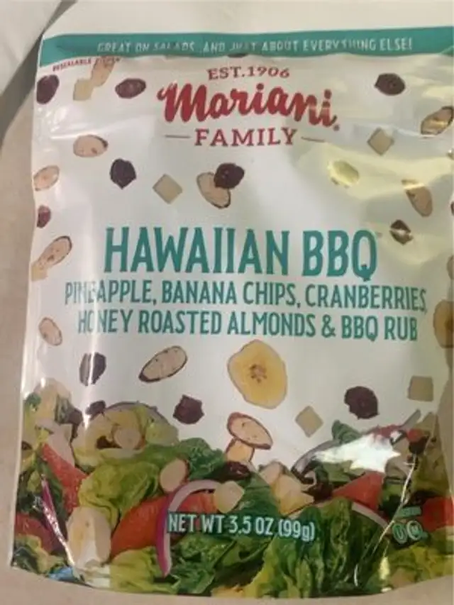 Hawaiin BBQ salad topper