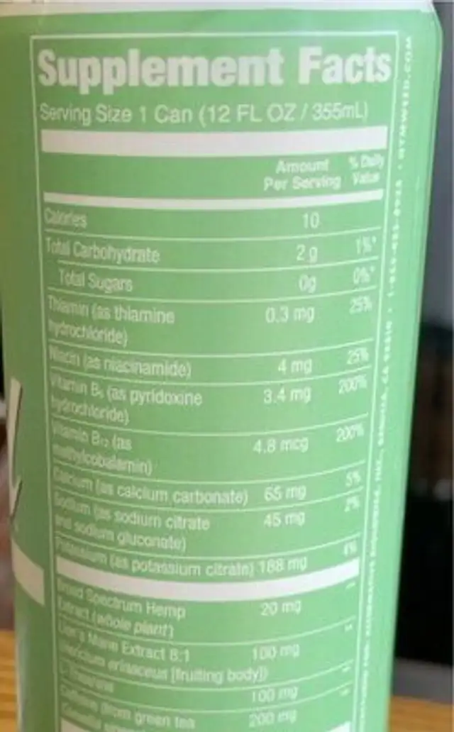 Pear Pineapple nutrition facts table