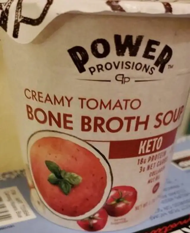 Creamy tomatoe bone broth  soup