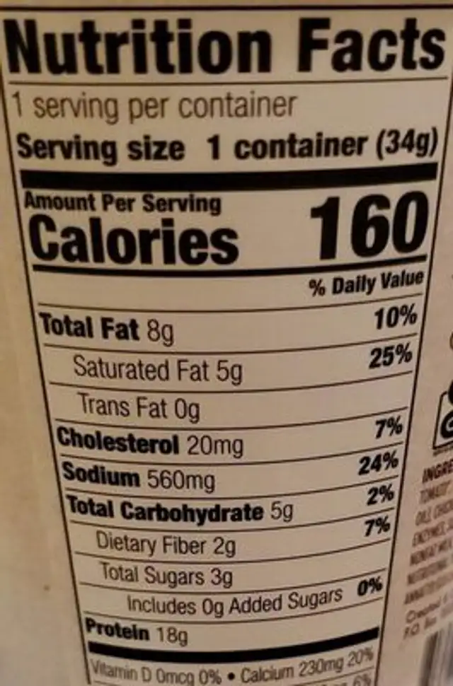 Creamy tomatoe bone broth soup nutrition facts table