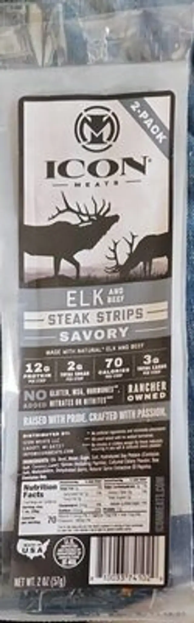 Elk and Beef Steak Strips