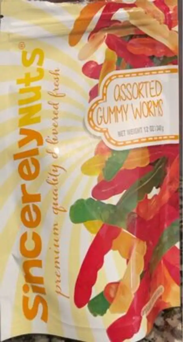 assorted gummy worms