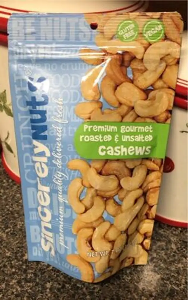 Premium gourmet roasted &unsalted cashews