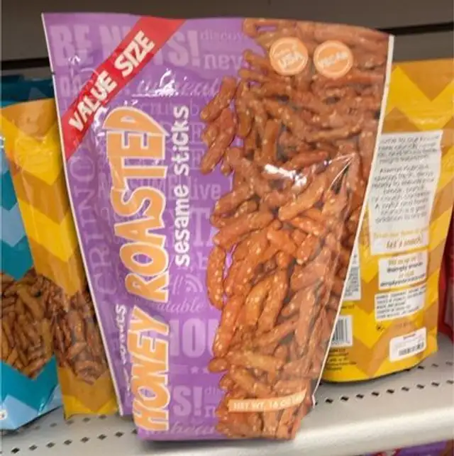 honey roasted sesame sticks