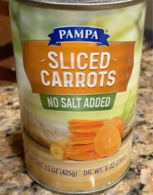 Sliced Carrots: No Salt Added