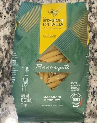 Durum Wheat Semolina Pasta - Penne Rigate
