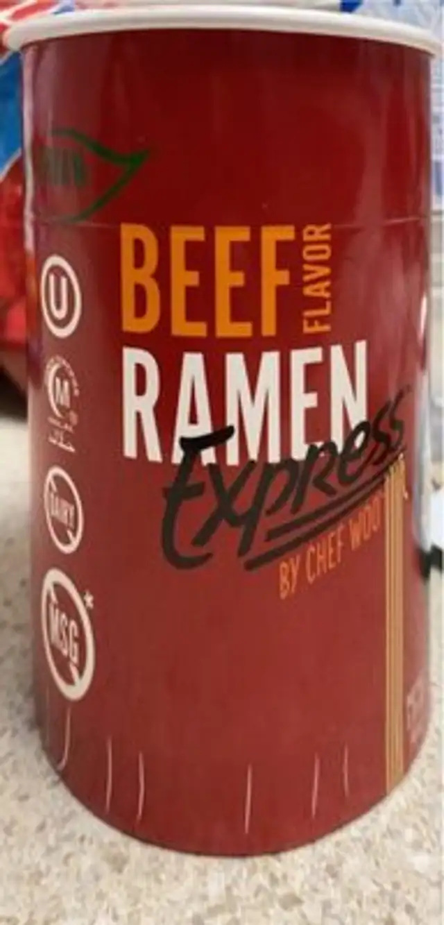 Chef woo beef ramen express