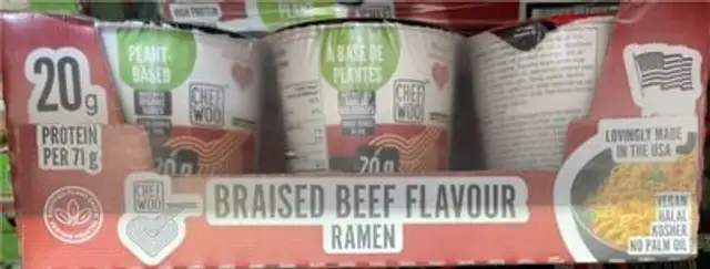 Ramen à saveur de boeuf