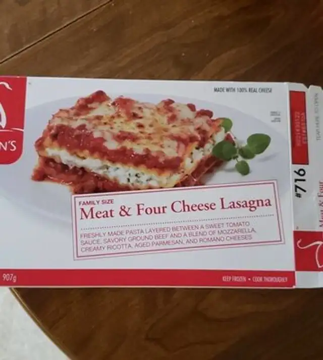 Meat  Four Cheese Lasagna