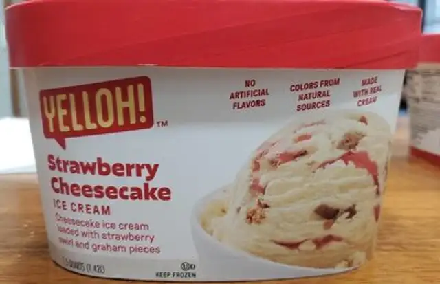 Strawberry cheesecake ice cream