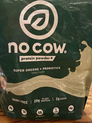 Protein Powder Unflavored Organic Super Greens + Probiotics