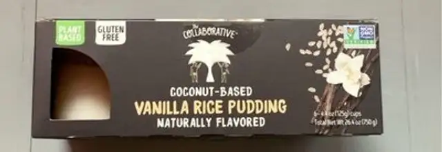 Vanilla rice pudding