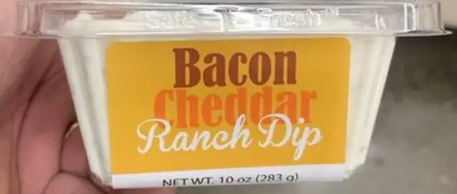 Bacon cheddar ranch dip