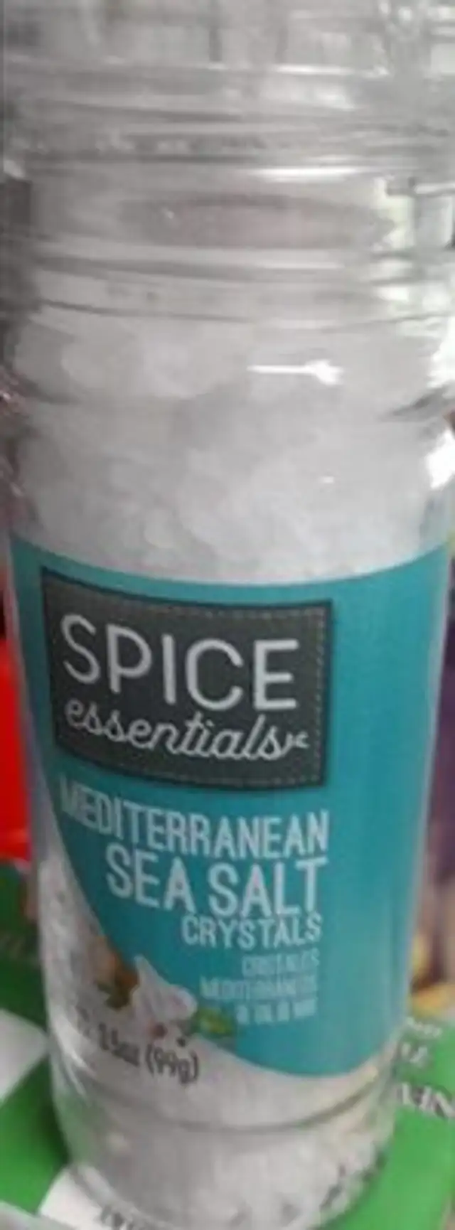 Mediterranean Sea Salt nutrition facts table