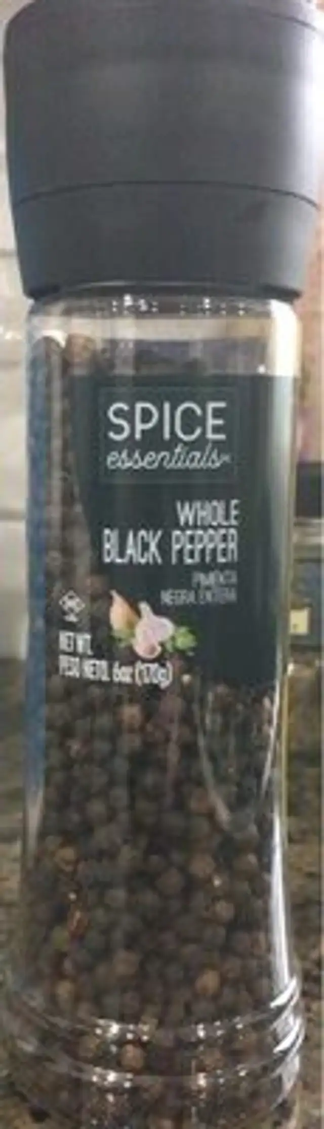 Whole black pepper