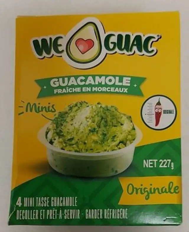 Guacamole Fraîche en Morceaux