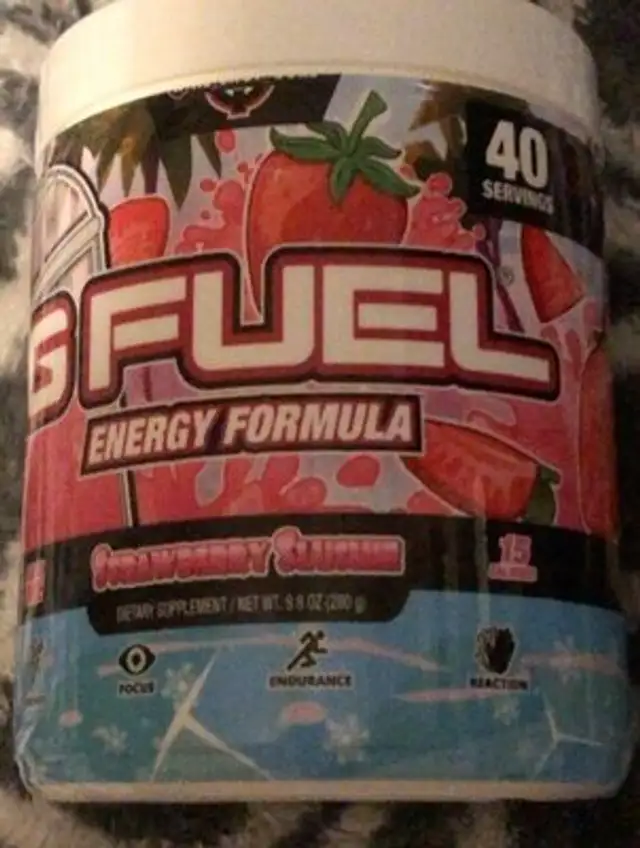 Gfuel strawberry slushie