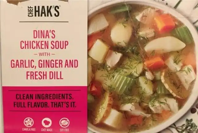 Dina’s Chicken Soup w/ Garlic, Ginger and Fresh Dill