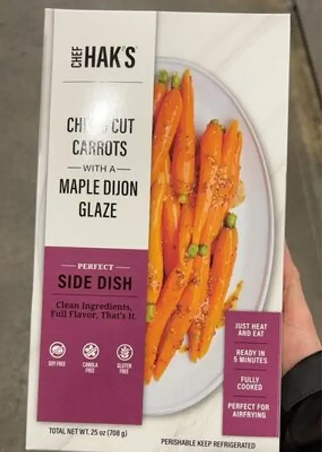 Chef’s cut carrots