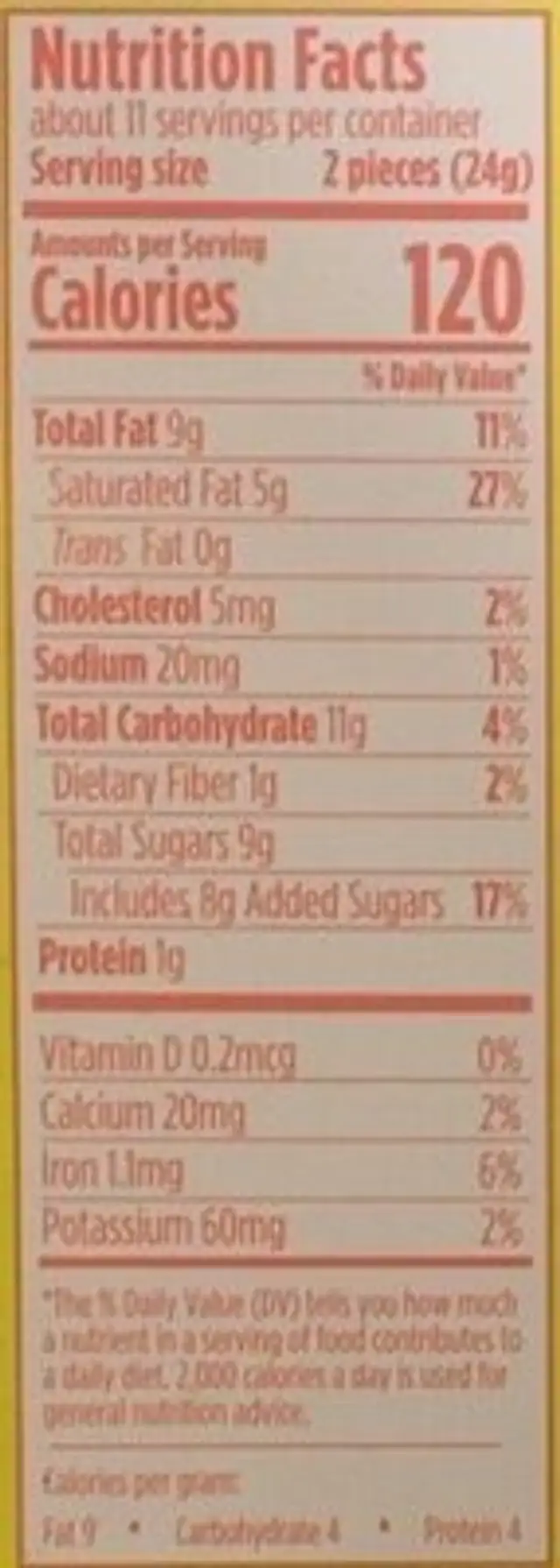 Wild Ophelia American Crafted Chocolate nutrition facts table