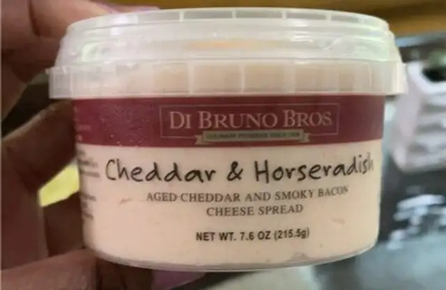Cheddar and horseradish cheese spread