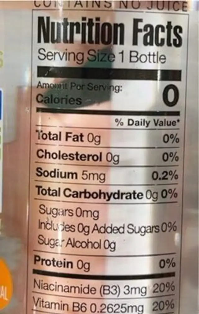 alkalain 88 plus sports water nutrition facts table