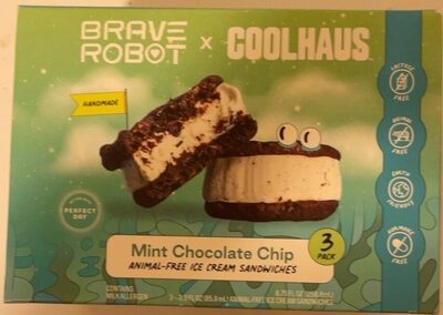 Mint Chocolate Chip Ice Cream Sandwiches