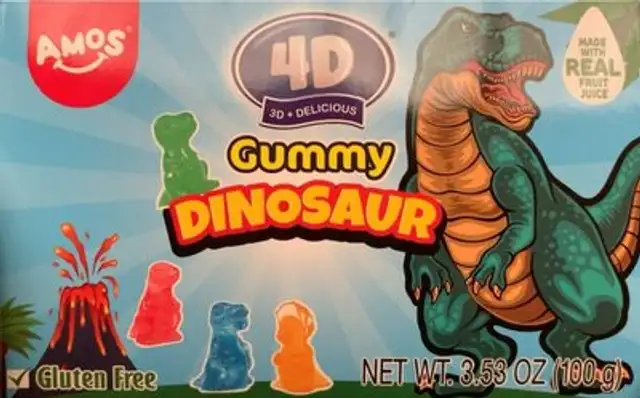 Gummy dinosaur